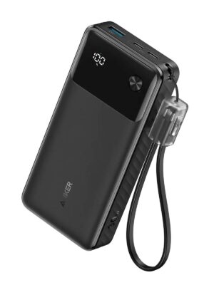 Anker Powercore 20K mAh 30W Power Bank W/ Usb-C Cable - Black